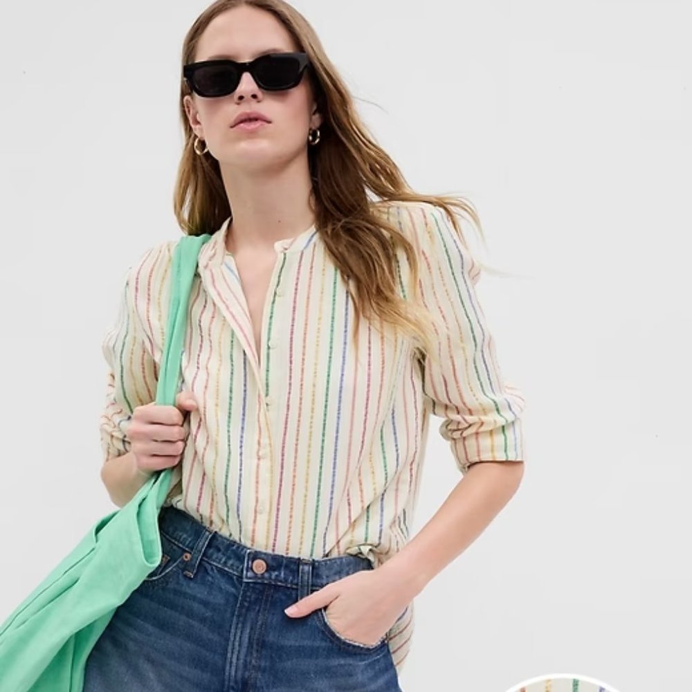 Crinkle Gauze Shirt